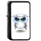 Grumpy Bird - Oil Windproof Flip Top Black Lighters Briquet Encendedor