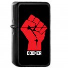 Gooner - Oil Windproof Flip Top Black Lighters Briquet Encendedor