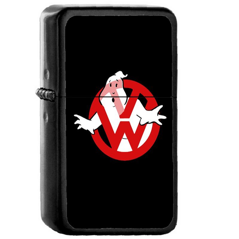 Golfbusters - Oil Windproof Flip Top Black Lighters Briquet Encendedor