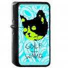 Golf Wang - Oil Windproof Flip Top Black Lighters Briquet Encendedor