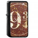 2 Harry Potter Platform 9 3 4 - Oil Windproof Flip Top Black Lighters Briquet Encendedor