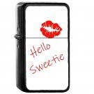 4 Hello Sweetie Doctor Who - Oil Windproof Flip Top Black Lighters Briquet Encendedor