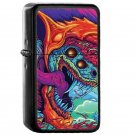 3 Hyper Beast - Oil Windproof Flip Top Black Lighters Briquet Encendedor