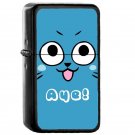 Happy Face - Oil Windproof Flip Top Black Lighters Briquet Encendedor