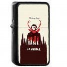 Hannibal 1 - Oil Windproof Flip Top Black Lighters Briquet Encendedor
