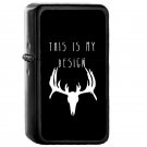Hannibal  - Oil Windproof Flip Top Black Lighters Briquet Encendedor