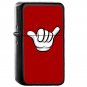 Hang Loose Surf And Rock Fingers - Oil Windproof Flip Top Black Lighters Briquet Encendedor
