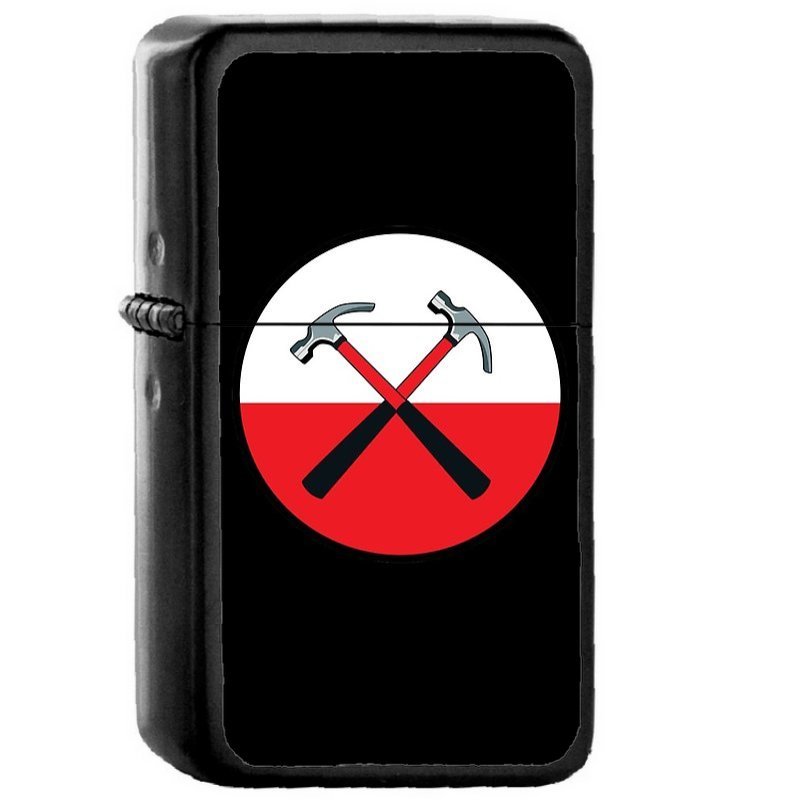 Hammers Logo - Oil Windproof Flip Top Black Lighters Briquet Encendedor