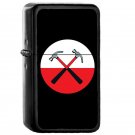 Hammers Logo - Oil Windproof Flip Top Black Lighters Briquet Encendedor