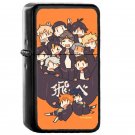 Haikyuu Team Karasuno - Oil Windproof Flip Top Black Lighters Briquet Encendedor
