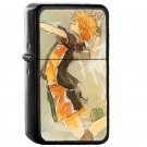 Haikyuu Spike - Oil Windproof Flip Top Black Lighters Briquet Encendedor