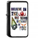 Gurren Lagann Kamina Quote - Oil Windproof Flip Top Black Lighters Briquet Encendedor