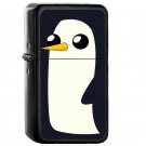 Gunter Penguin - Oil Windproof Flip Top Black Lighters Briquet Encendedor