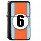 Gulf Gt40 - Oil Windproof Flip Top Black Lighters Briquet Encendedor