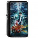 Guilty Crown - Oil Windproof Flip Top Black Lighters Briquet Encendedor