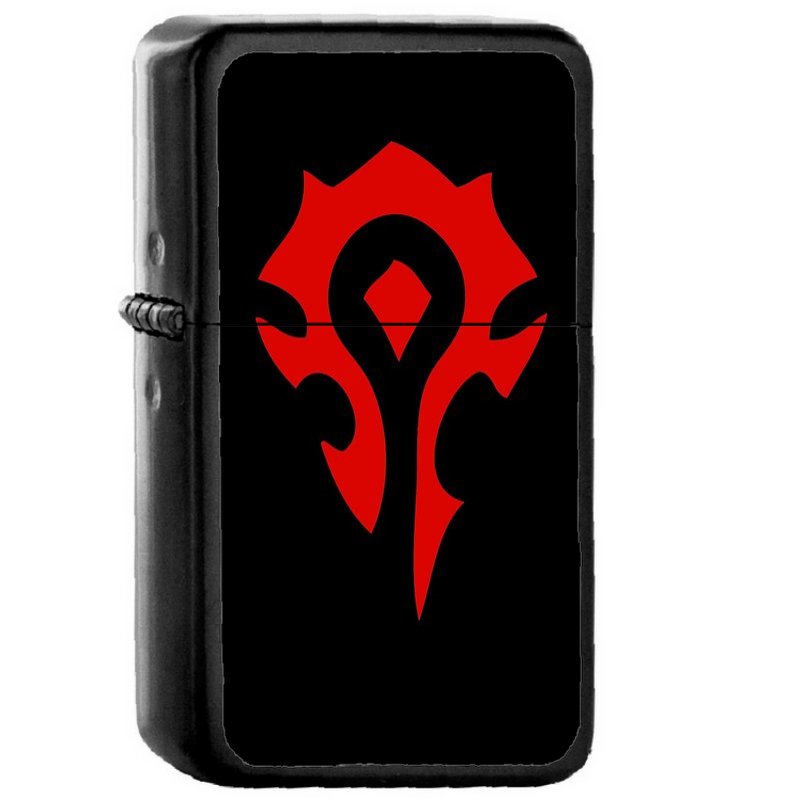Horde Symbol Star Wars - Oil Windproof Flip Top Black Lighters Briquet Encendedor