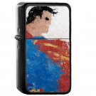 Superman  - Oil Windproof Flip Top Black Lighters Briquet Encendedor