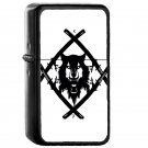 Hollow Squad - Oil Windproof Flip Top Black Lighters Briquet Encendedor