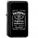 Hogsmeades Old No 7 Brand Firewhiskey - Oil Windproof Flip Top Black Lighters Briquet Encendedor