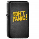 Hitchhikers Guide To The Galaxy - Oil Windproof Flip Top Black Lighters Briquet Encendedor