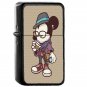 Hipster Mickey Mouse - Oil Windproof Flip Top Black Lighters Briquet Encendedor