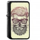 Hipster Is Dead - Oil Windproof Flip Top Black Lighters Briquet Encendedor
