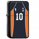 Hinatas Jersey - Oil Windproof Flip Top Black Lighters Briquet Encendedor