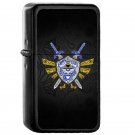 Heroes Legend Zelda - Oil Windproof Flip Top Black Lighters Briquet Encendedor