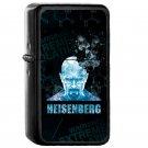 Heisenberg Blue Crystal For - Oil Windproof Flip Top Black Lighters Briquet Encendedor