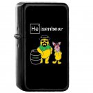 Heisenbear And Pigman Breaking Bad - Oil Windproof Flip Top Black Lighters Briquet Encendedor