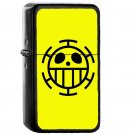 Heart Pirates - Oil Windproof Flip Top Black Lighters Briquet Encendedor