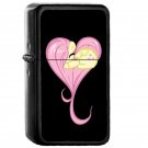 Heart Of Fluttershy - Oil Windproof Flip Top Black Lighters Briquet Encendedor