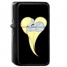 Heart Of Derpy - Oil Windproof Flip Top Black Lighters Briquet Encendedor