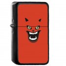 Hausu Evil Kitty - Oil Windproof Flip Top Black Lighters Briquet Encendedor