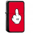 Haters Gonna Hate - Oil Windproof Flip Top Black Lighters Briquet Encendedor