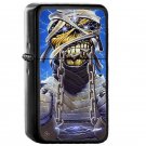 Iron Maiden 06 - Oil Windproof Flip Top Black Lighters Briquet Encendedor