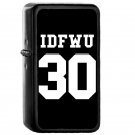 Idfwu Jersey - Oil Windproof Flip Top Black Lighters Briquet Encendedor