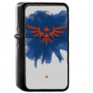 Hylian - Oil Windproof Flip Top Black Lighters Briquet Encendedor