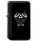 Hylian Shield Legend Of Zelda Black - Oil Windproof Flip Top Black Lighters Briquet Encendedor