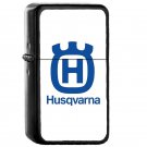 Husqvarna - Oil Windproof Flip Top Black Lighters Briquet Encendedor