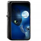How To Train Stitchs Dragon - Oil Windproof Flip Top Black Lighters Briquet Encendedor