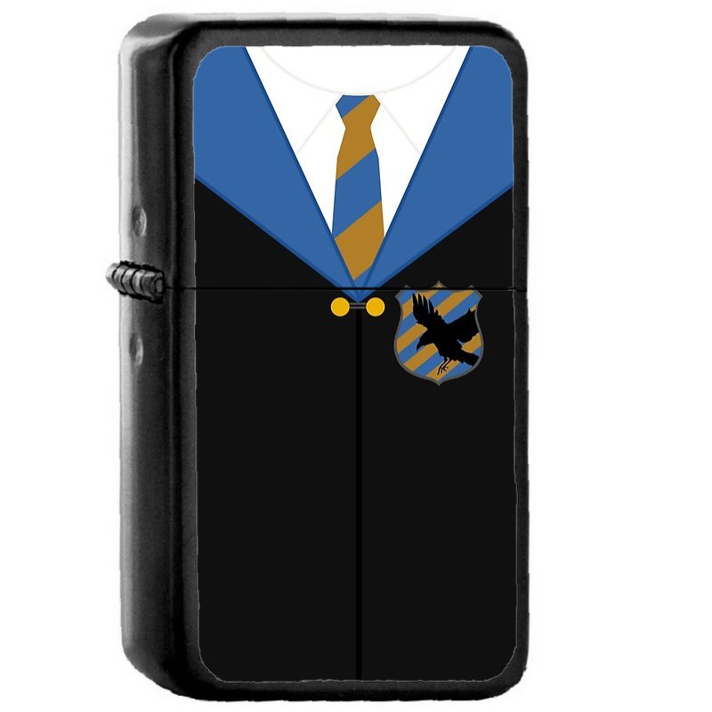 House Robes Knowledge Harry Potter - Oil Windproof Flip Top Black Lighters Briquet Encendedor