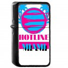 Hotline Miami Vice - Oil Windproof Flip Top Black Lighters Briquet Encendedor