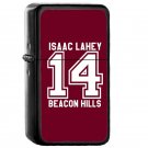 Isaac Lahey 14  - Oil Windproof Flip Top Black Lighters Briquet Encendedor