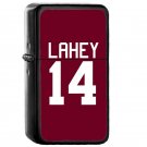 Isaac Lahey Jersey White Text - Oil Windproof Flip Top Black Lighters Briquet Encendedor