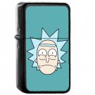 Its Rick and Morty - Oil Windproof Flip Top Black Lighters Briquet Encendedor