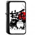 Japan Spirits Totoro Japanese Anime - Oil Windproof Flip Top Black Lighters Briquet Encendedor