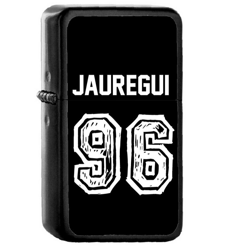 Jauregui 96 B - Oil Windproof Flip Top Black Lighters Briquet Encendedor