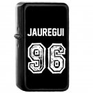 Jauregui 96 B - Oil Windproof Flip Top Black Lighters Briquet Encendedor