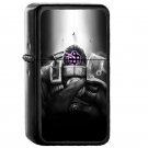 Jax League Of Legends LoL - Oil Windproof Flip Top Black Lighters Briquet Encendedor